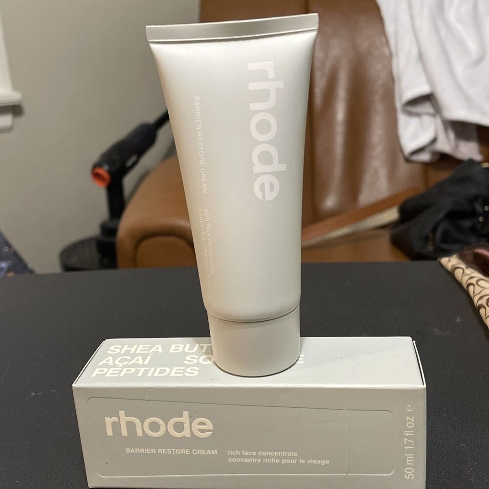 rhode Barrier Restore Cream Moisturizer for Face/Neck/Decollete 1.7 fl oz